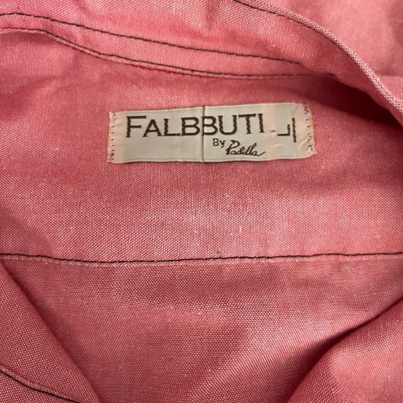 FALBBUTI by Padilla‎ Men's Melon Pink Casual Button Down Dress Shirt-Size L - Picture 3 of 7